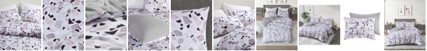 CosmoLiving Terrazzo Printed Full/Queen Comforter Set, 3 Piece